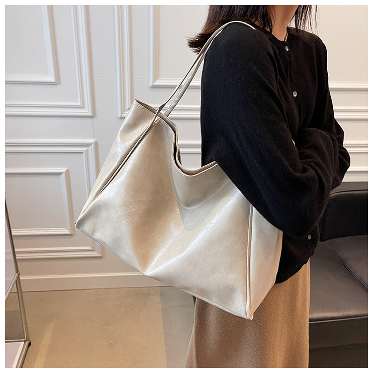 Sac fourre-tout en cuir classique