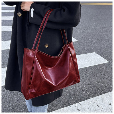 Sac fourre-tout en cuir classique