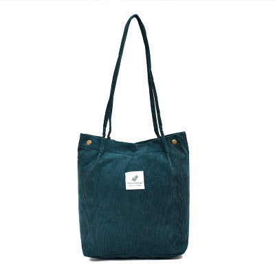 Cozy Corduroy Tote Bag