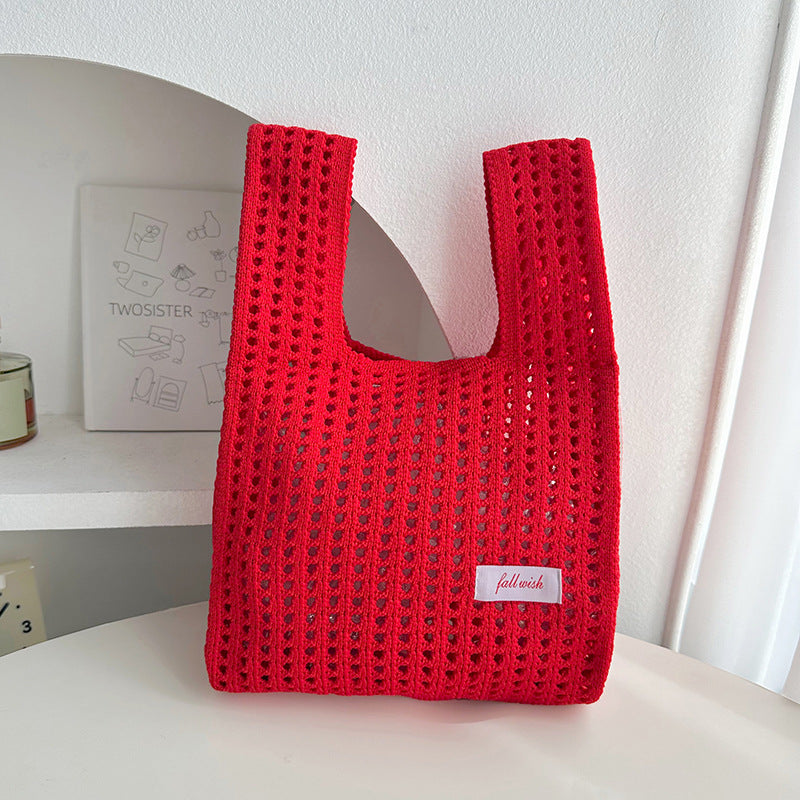 Cozy Knit Market Tote