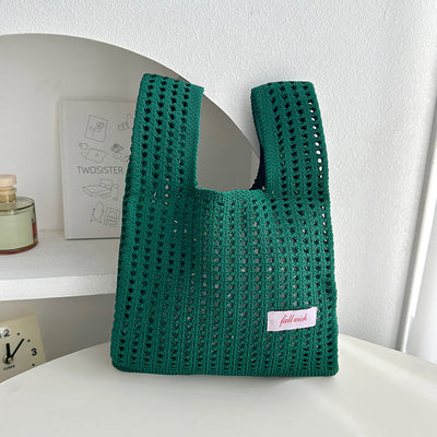 Cozy Knit Market Tote