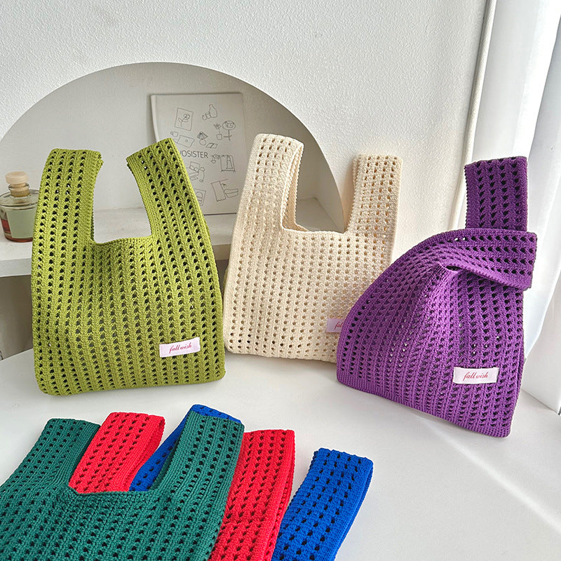 Sac fourre-tout en tricot confortable