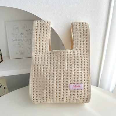 Sac fourre-tout en tricot confortable