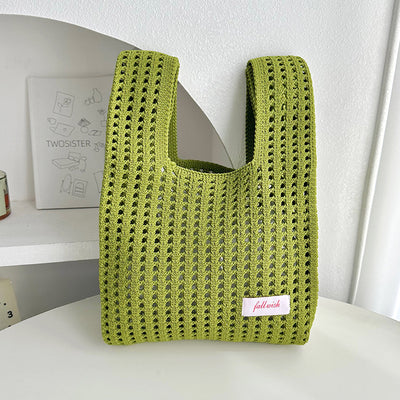 Sac fourre-tout en tricot confortable