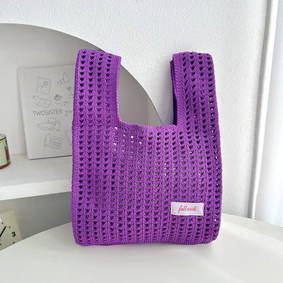 Sac fourre-tout en tricot confortable