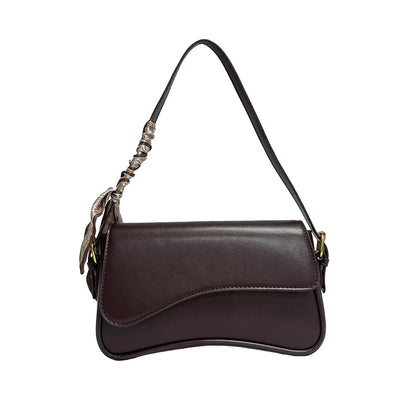 Curved Baguette Shoulder Bag