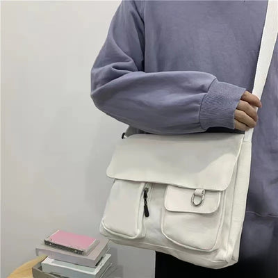 Durable Urban Canvas Messenger Bag