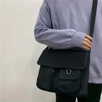 Bolsa mensageiro de lona urbana durável