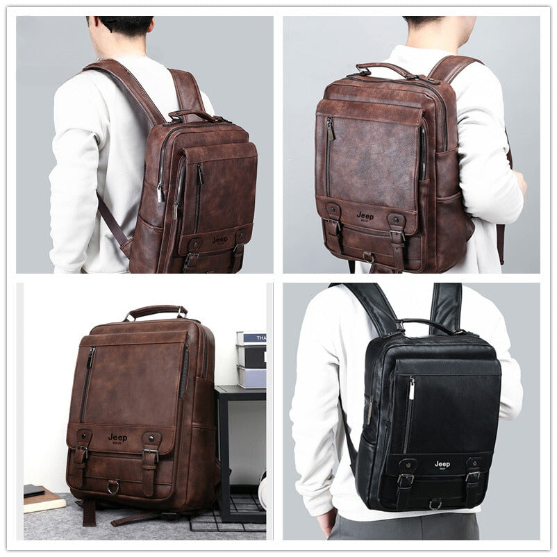 Heritage Leather Commander Backpack