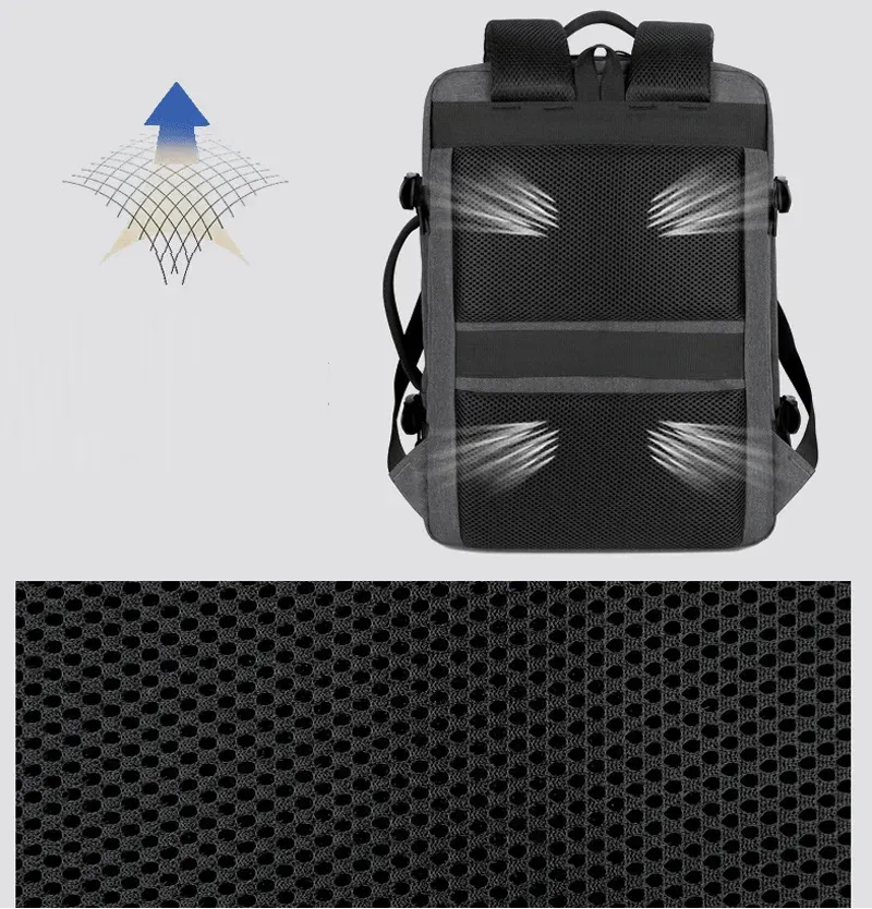 Multifunctional Anti-Theft Laptop Travel Backpack