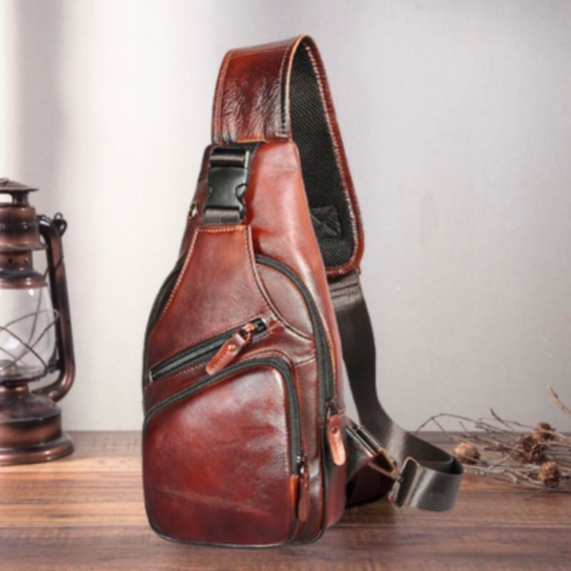 Vintage Leather Sling Bag