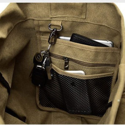 Vintage Navy Explorer Canvas Pack