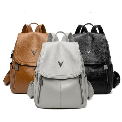 City Mini Leather Backpack