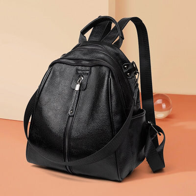 Convertible Leather Fashion Backpack