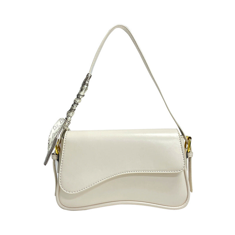 Curved Baguette Shoulder Bag