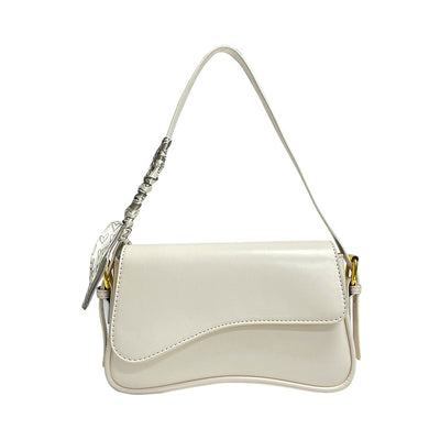 Curved Baguette Shoulder Bag