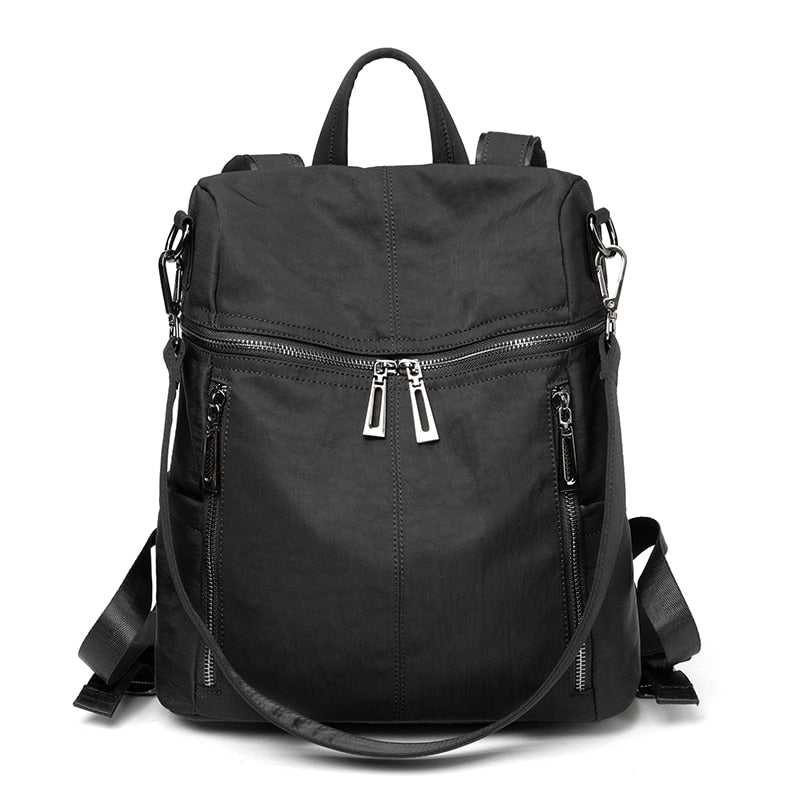 Grauer wandelbarer Rucksack