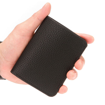Kleine einheitliche Farbe Brieftasche in PU-Leder