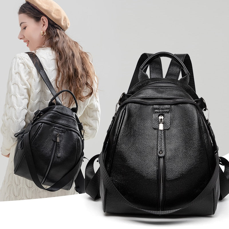 Black Backpack for Women