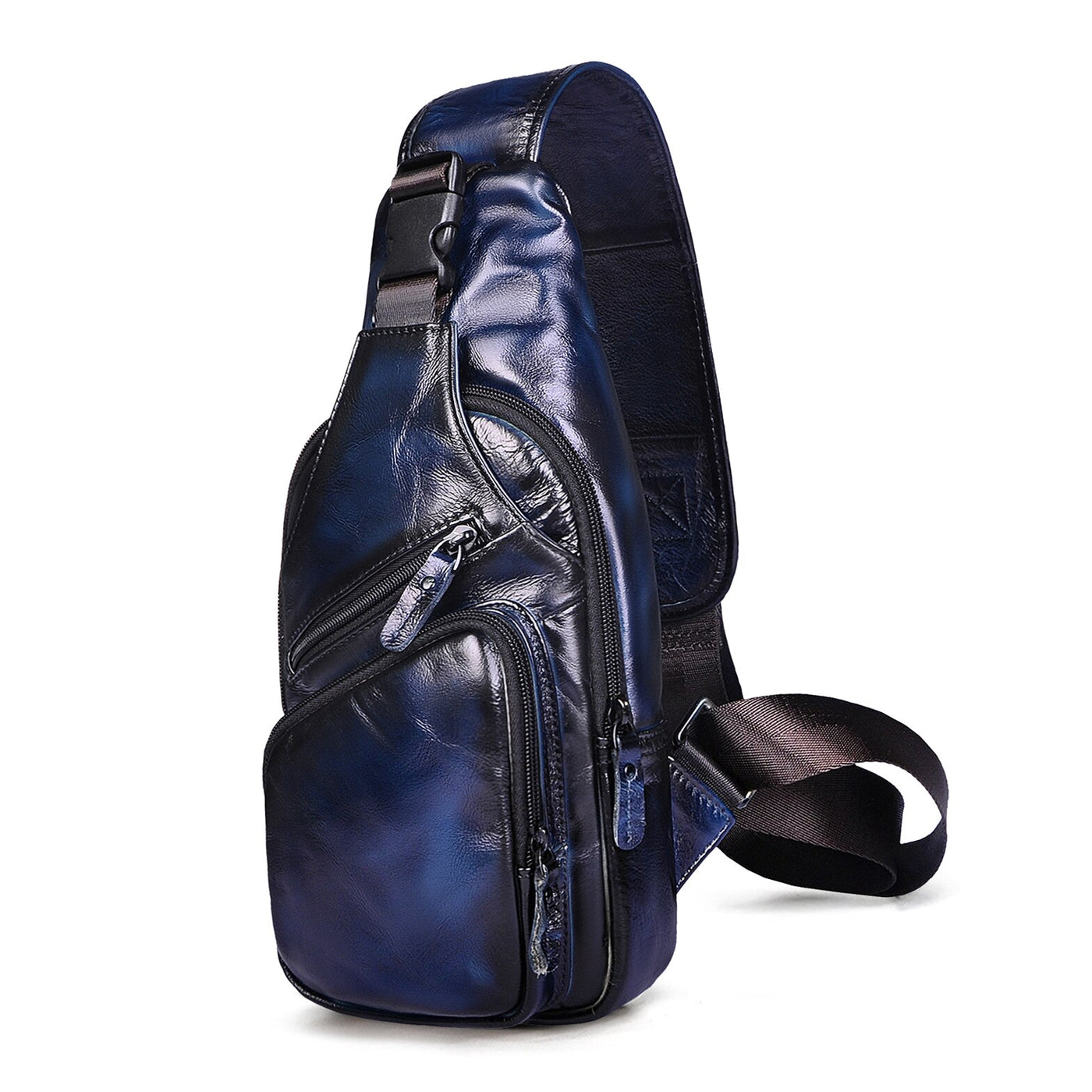 Sac bandoulière en cuir vintage