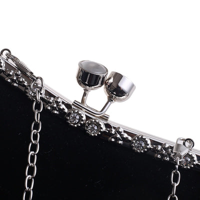 Vintage Velvet Evening Clutch