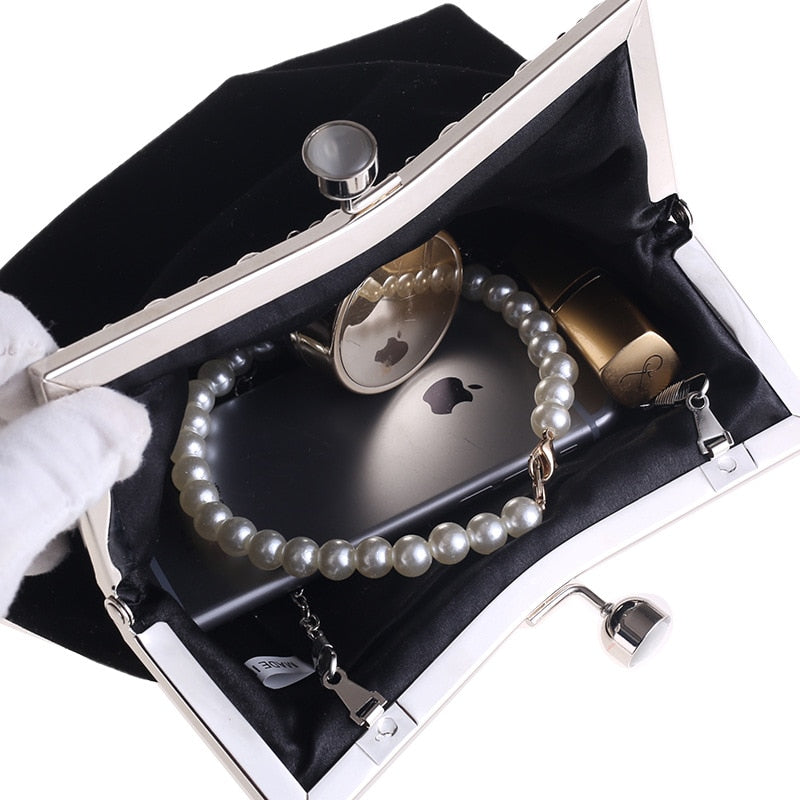 Vintage Velvet Evening Clutch