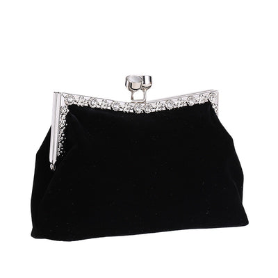 Vintage Velvet Evening Clutch